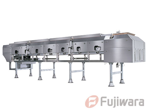Steel belt type continuous rice steaming equipment