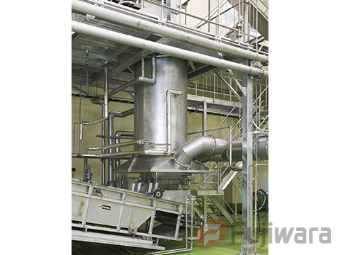 Vertical continuous rice steaming equipment