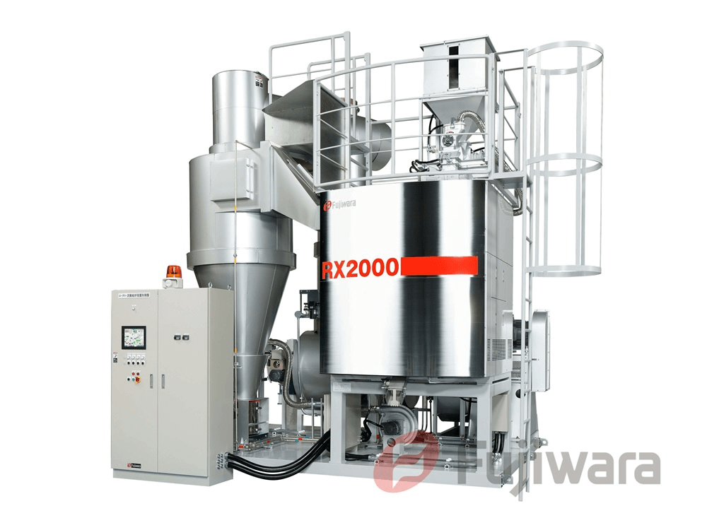 19.ロータリー流動焙炒装置