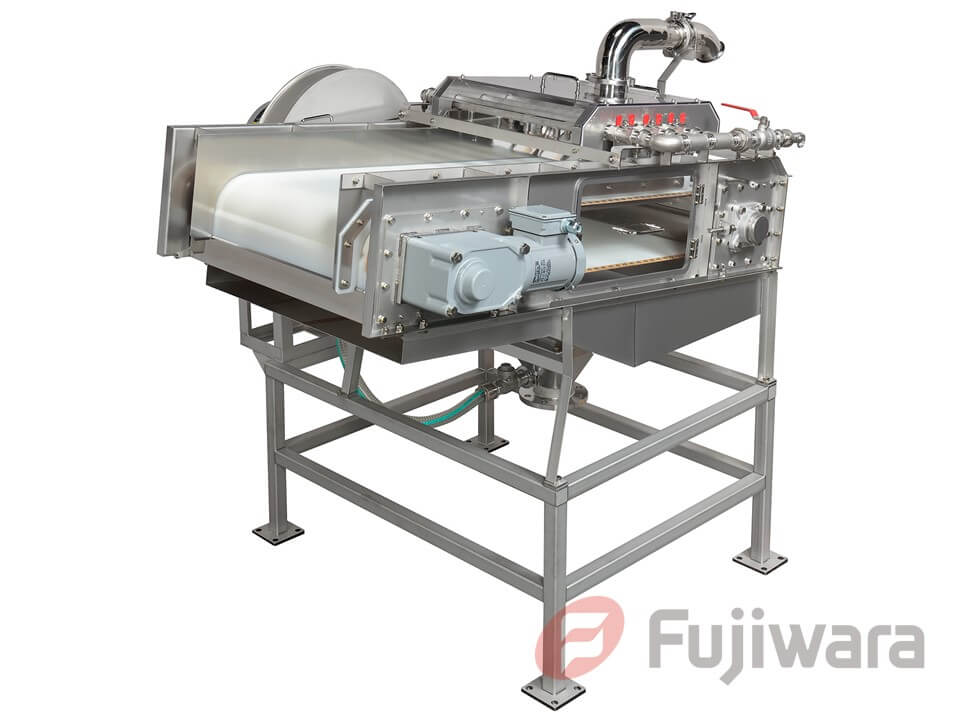 35.吸引ネット式洗米水分離機