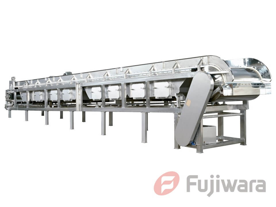 44.アップワードフロー方式連続冷却装置