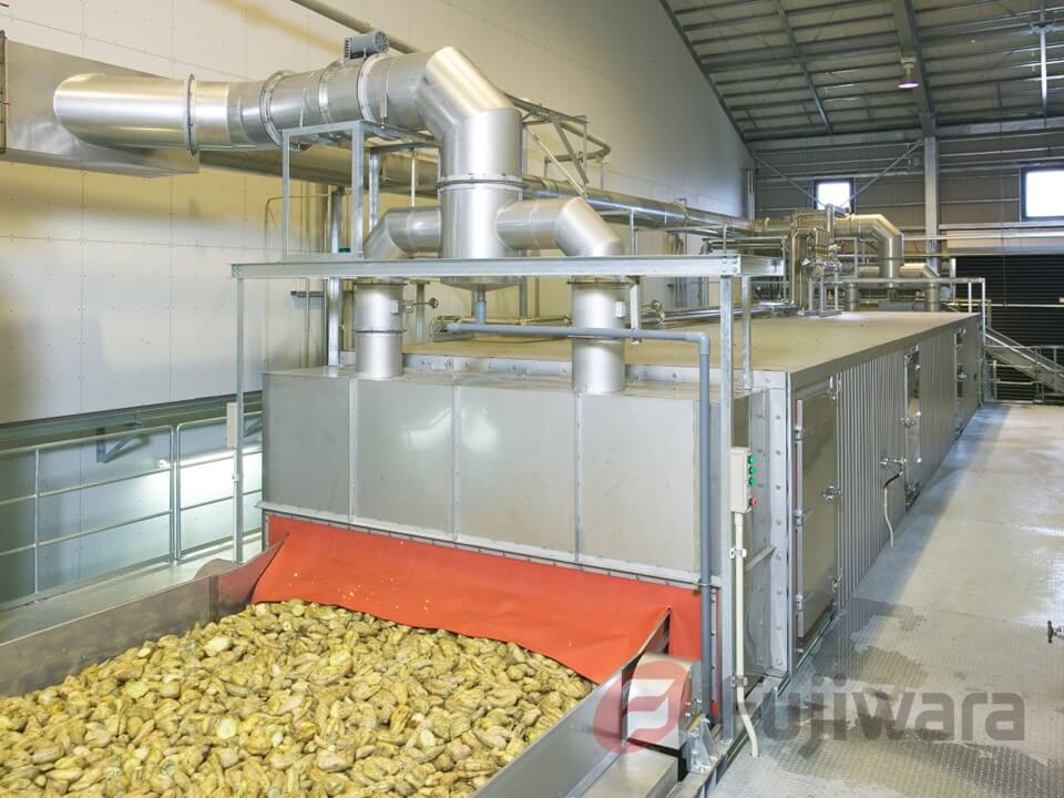 40.連続芋蒸・冷却機